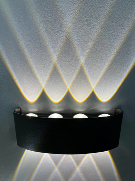 تصویر از چراغ دیواری قطاری دو طرفه 8w